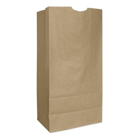 GENERAL Paper Bags, 57 lbs Cap., #16, 7.75"w x 4.81"d x 16"h, Kraft, PK500 30916